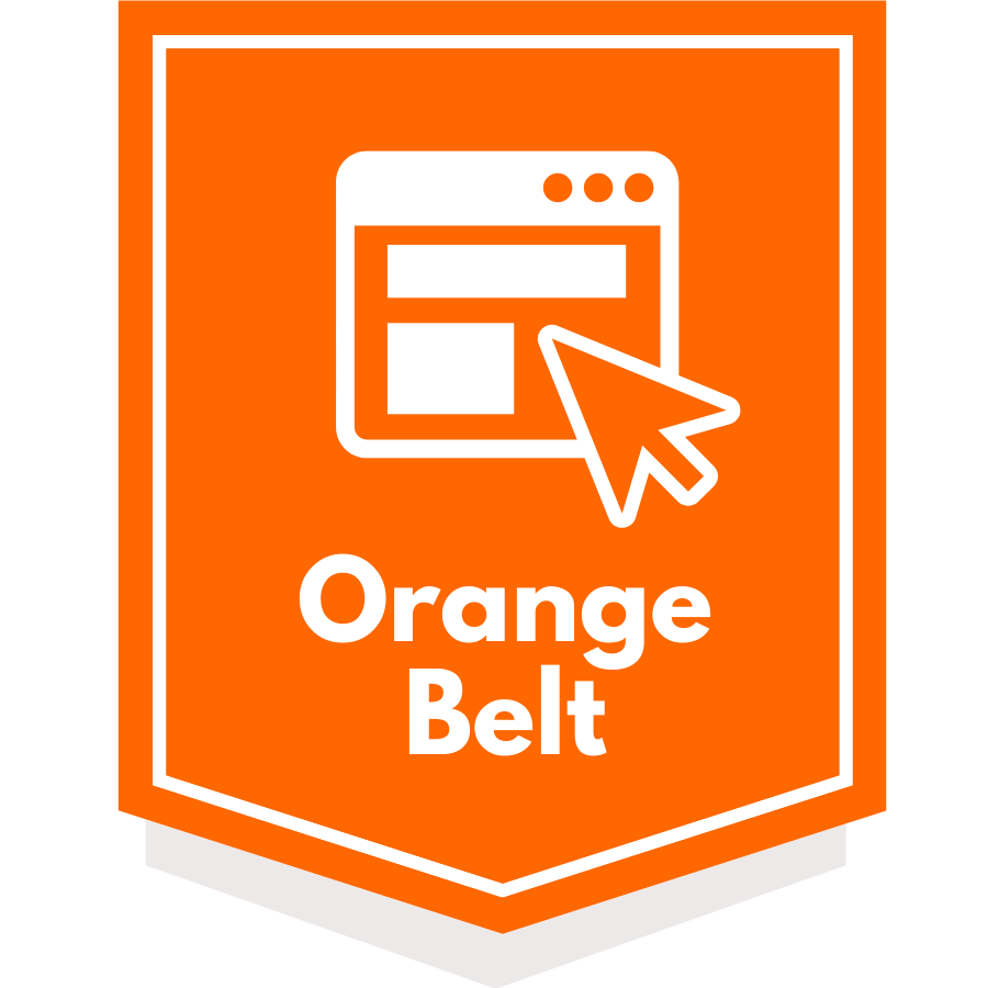 Orange Belt Icon
