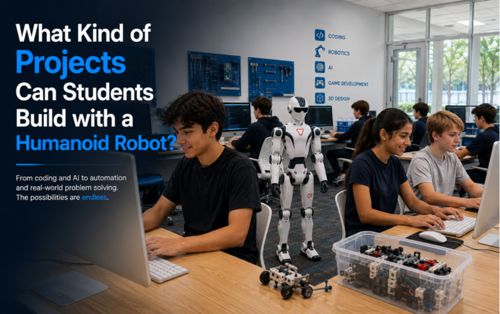 What Kind of Projects Can Students Build with a Humanoid Robot?