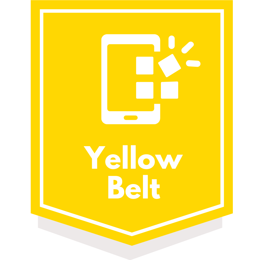 Yellow Belt Icon