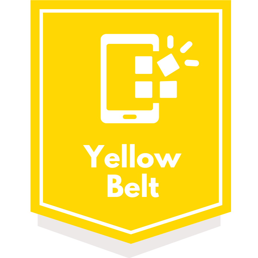 Yellow Belt Icon